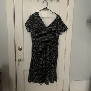 Polka dot skater dress